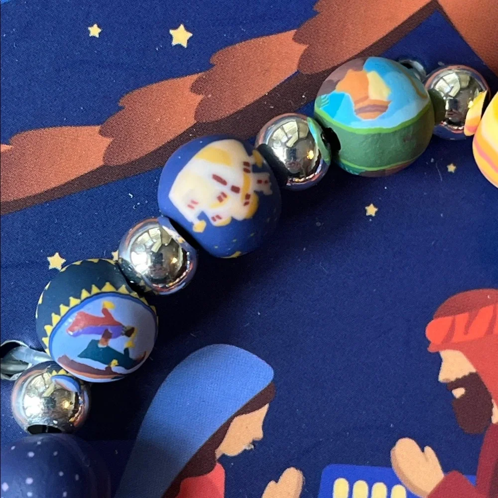 Jilzarah Christmas Story Kids Beaded Bracelet with Story Booklet- NWT